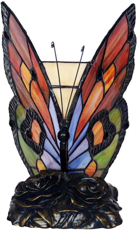 L30042us Butterfly Tiffany Style Stained Glass