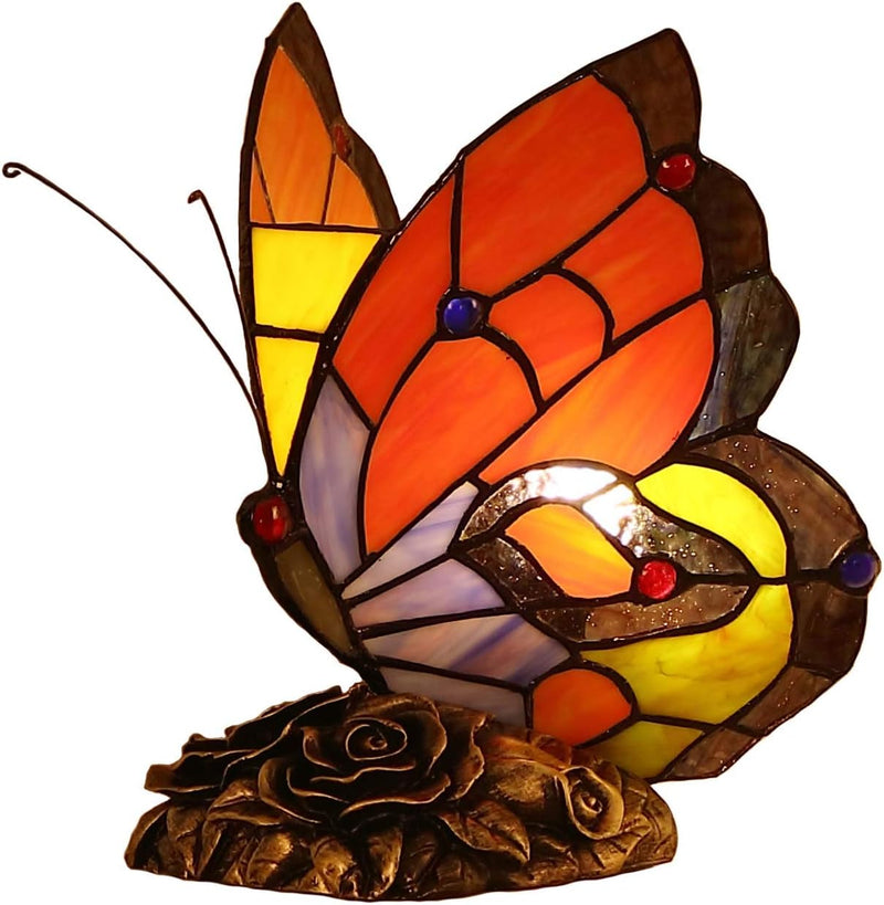 L30042us Butterfly Tiffany Style Stained Glass