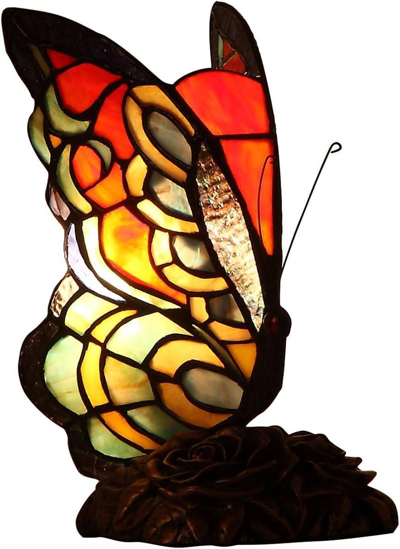 L30042us Butterfly Tiffany Style Stained Glass