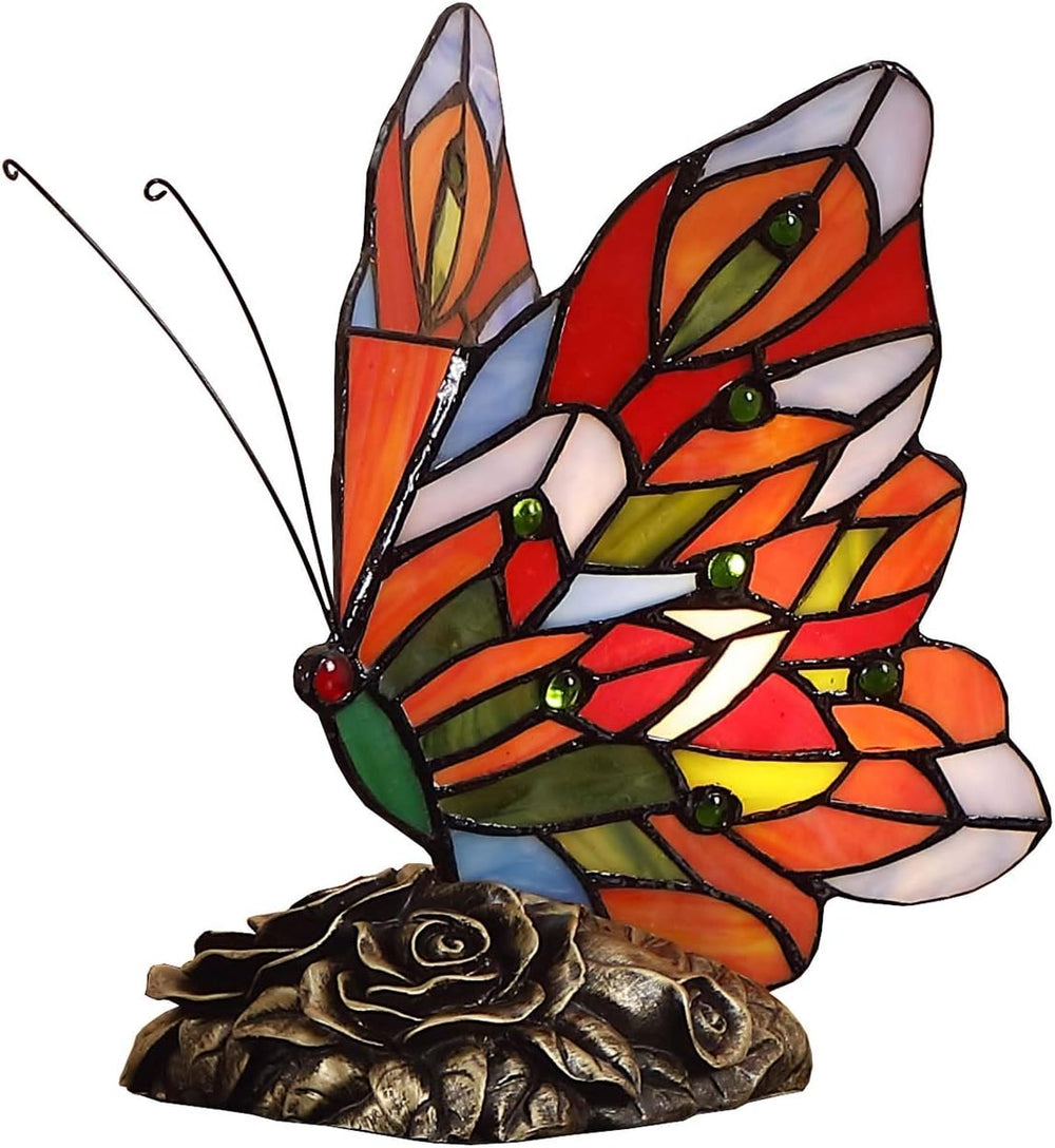 L30042us Butterfly Tiffany Style Stained Glass
