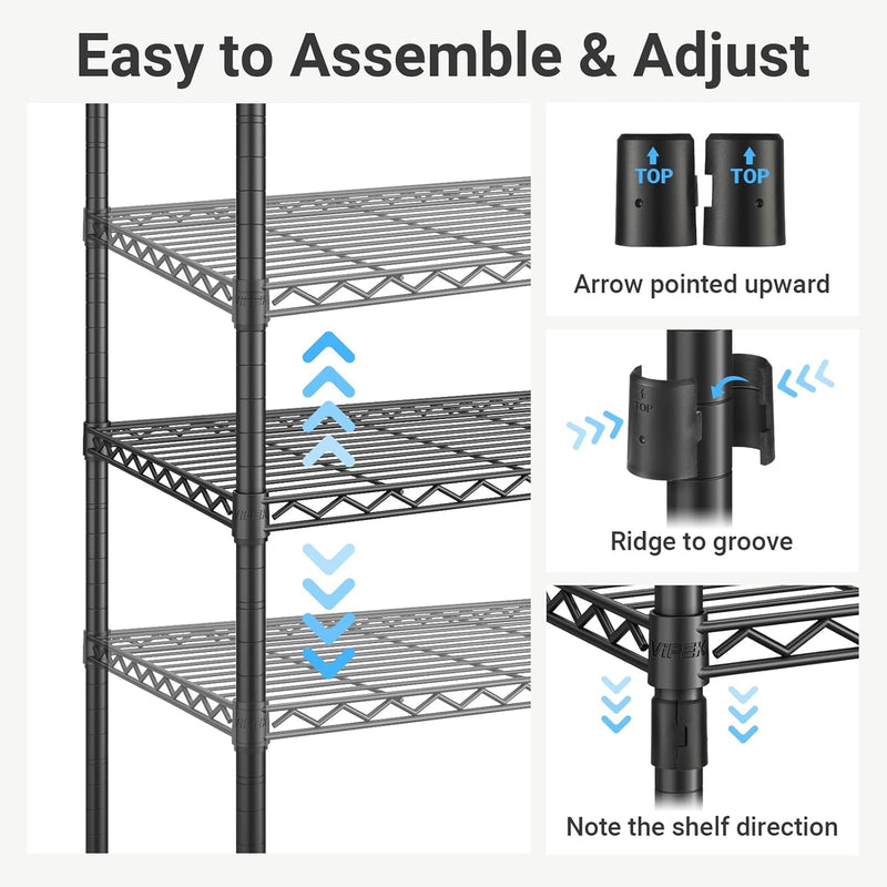 L4L Shaped Clothes Rail for Corner Freestanding