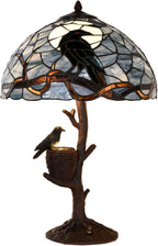 L50968 Raven Sitting on Bare Tree Branch
