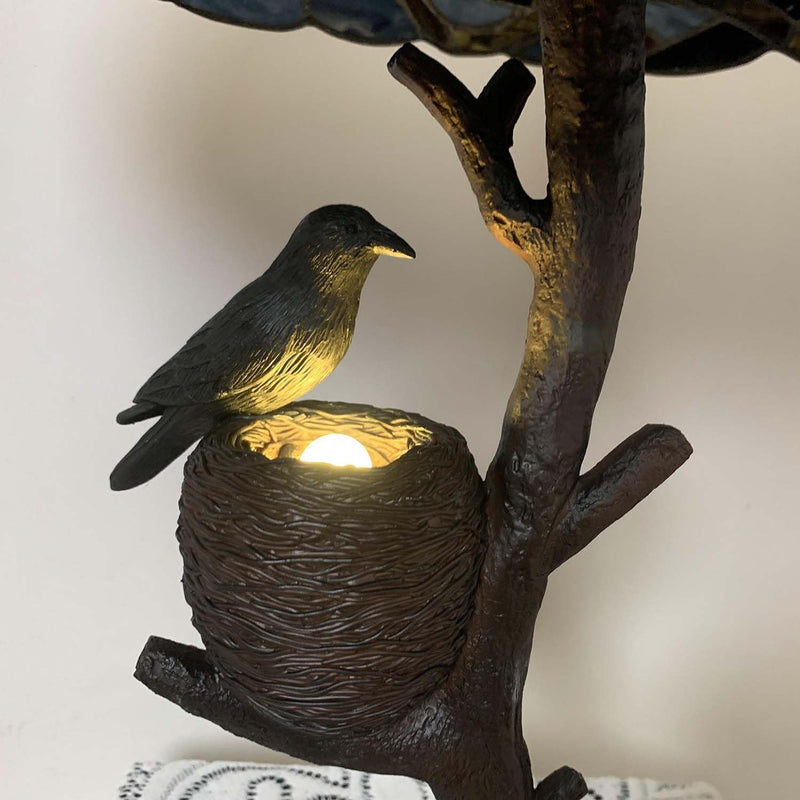 L50968 Raven Sitting on Bare Tree Branch