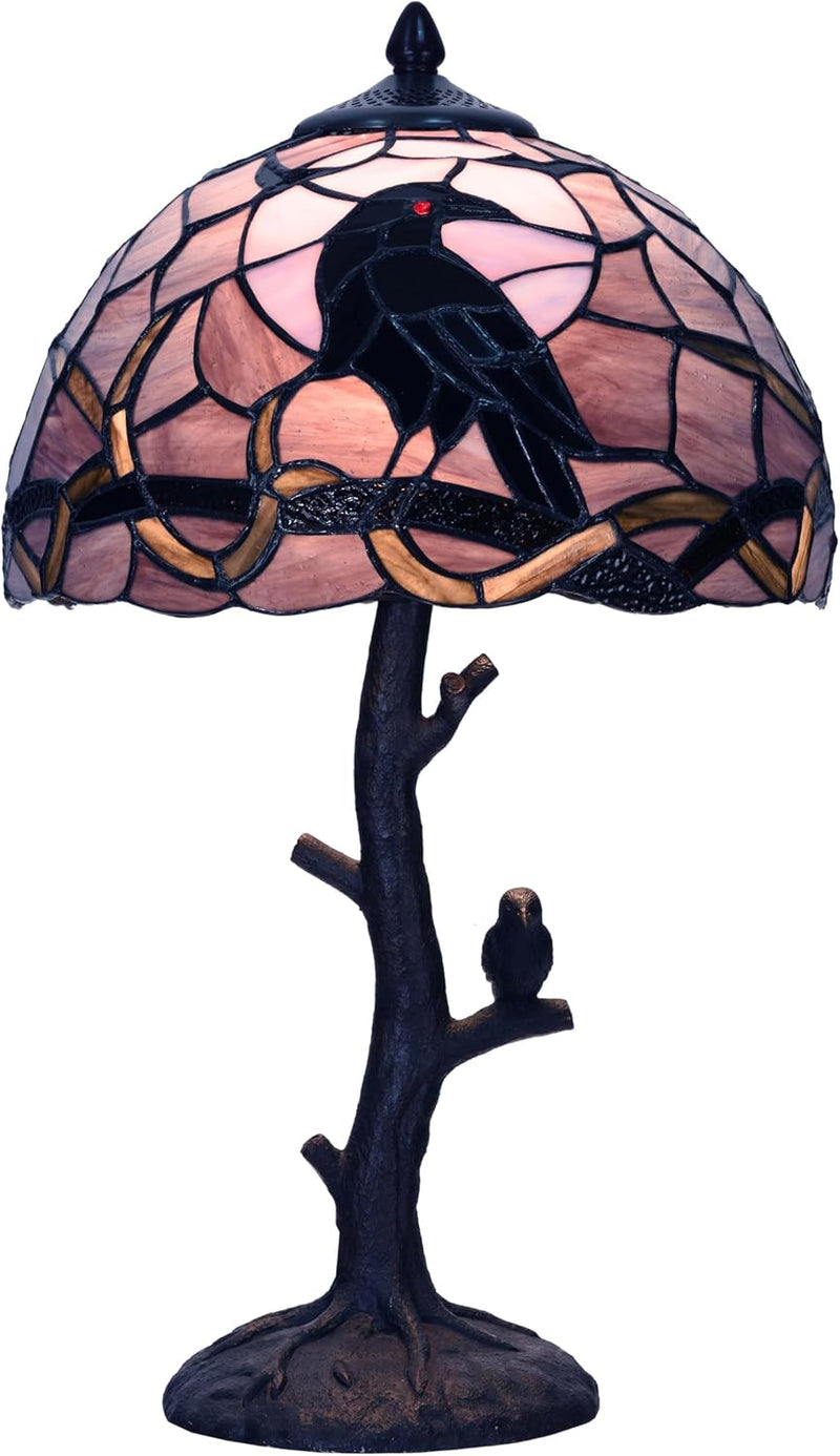L50968 Raven Sitting on Bare Tree Branch