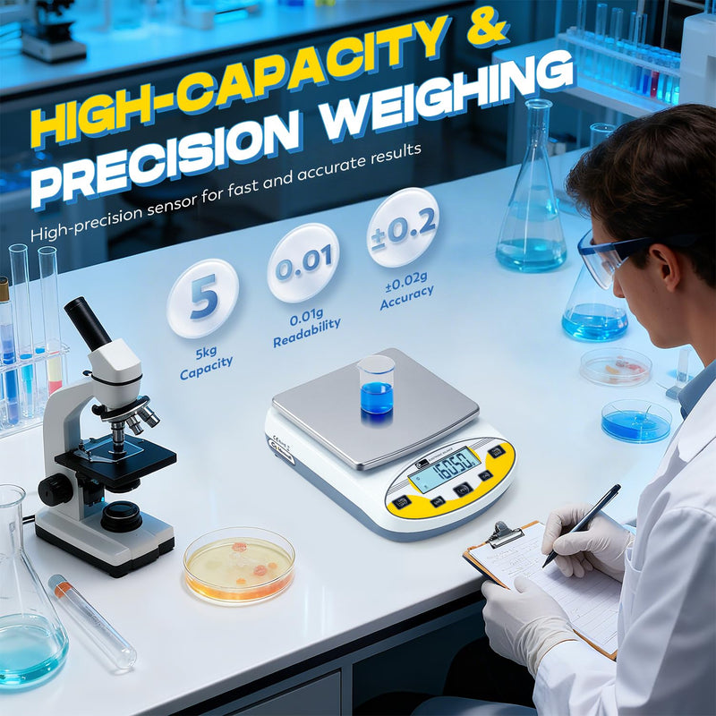 Lab Digital Scale 5KG 0.01g