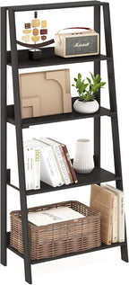 Ladder Bookcase Display Shelf 6-Tier