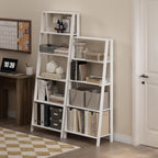 Ladder Bookcase Display Shelf 6-Tier