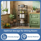 Ladder Shelf 4-Tier Bookshelf Bamboo Leaning Bookcase Display