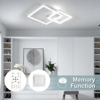Lamp LED Modern 52W 5850lm Light Acrylic Squares