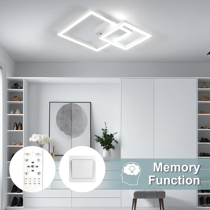 Ceiling Lamp LED Modern 52W 5850lm Light Acrylic