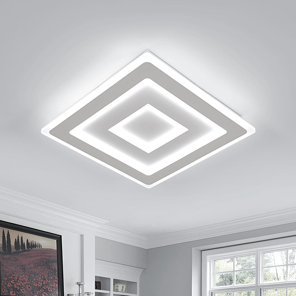 Lamp LED Modern 52W 5850lm Light Acrylic Squares