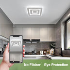 Lamp LED Modern 52W 5850lm Light Acrylic Squares