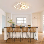Lamp LED Modern 52W 5850lm Light Acrylic Squares