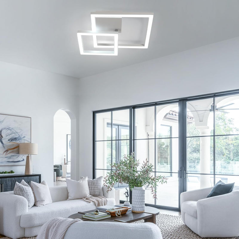 Ceiling Lamp LED Modern 52W 5850lm Light Acrylic