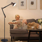 Lamp Set Two Bedside Lamps and Standing Modern (3 Pack)