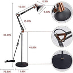 Lamp Set Two Bedside Lamps and Standing Modern (3 Pack)