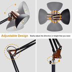 Lamp Set Two Bedside Lamps and Standing Modern (3 Pack)