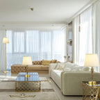 Lamp Set Two Bedside Lamps and Standing Modern (3 Pack)