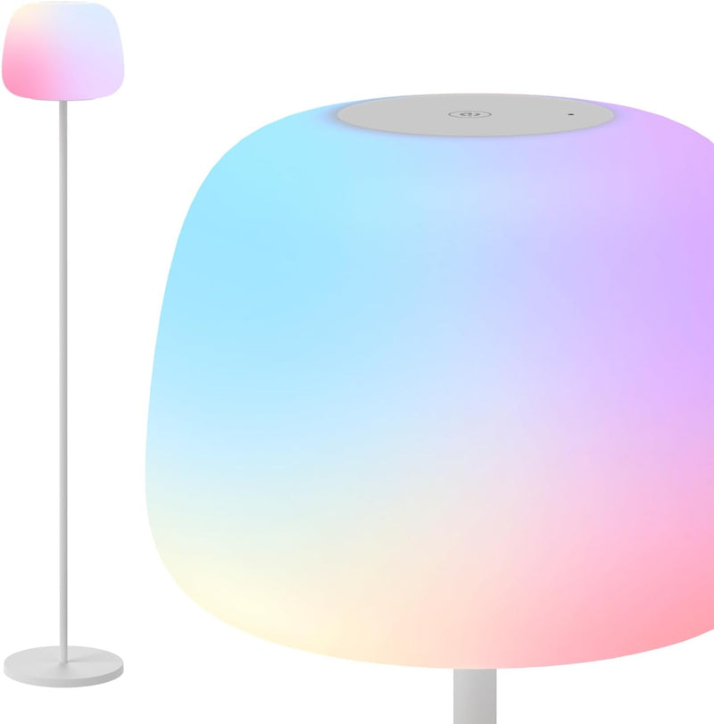 Lantern Floor Lamp Halo Gradient with Silicone
