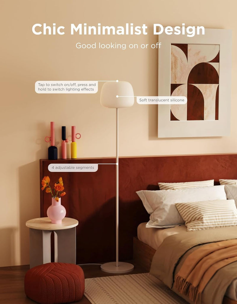 Lantern Floor Lamp Halo Gradient with Silicone