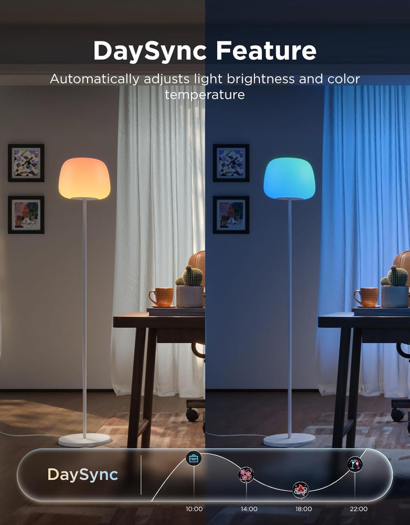 Lantern Floor Lamp Halo Gradient with Silicone