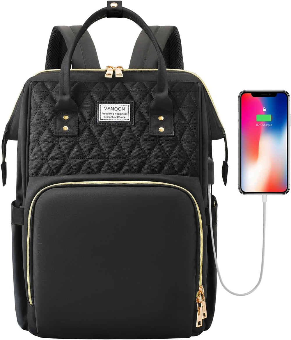 Laptop Backpack for Women 15.6 Inch Stylish Rucksack