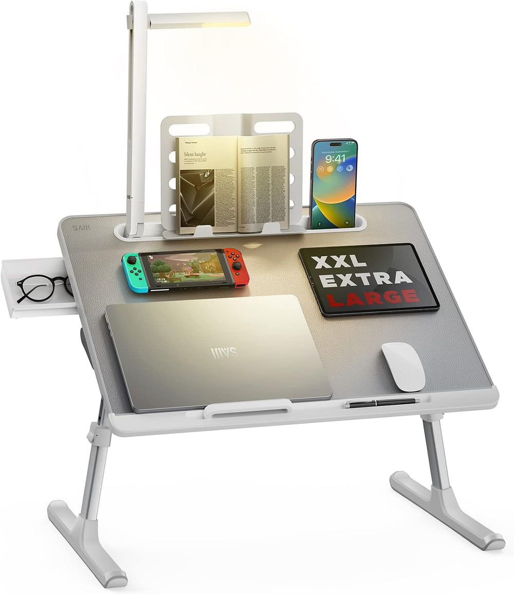 Laptop Bed Tray Desk with LED Light Xx-Large