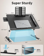 Laptop Bed Tray Desk with LED Light Xx-Large