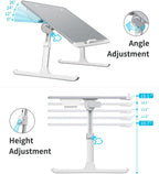 Laptop Bed Tray Desk X-Large Adjustable Table