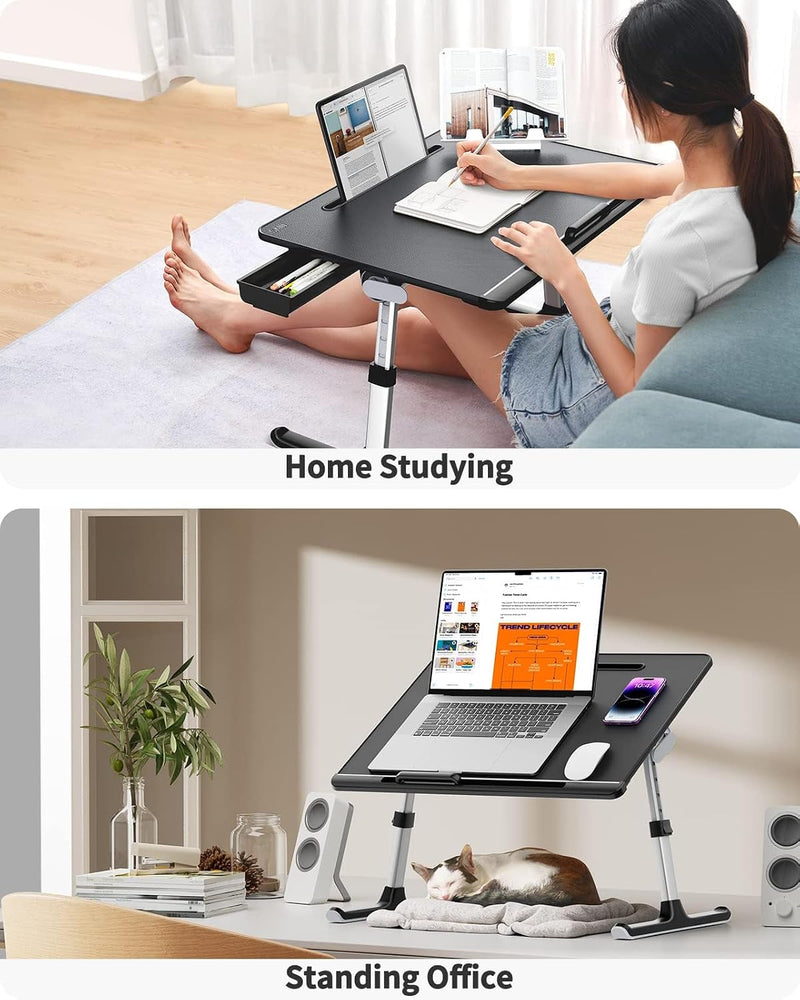 Laptop Bed Tray Desk X-Large Adjustable Table