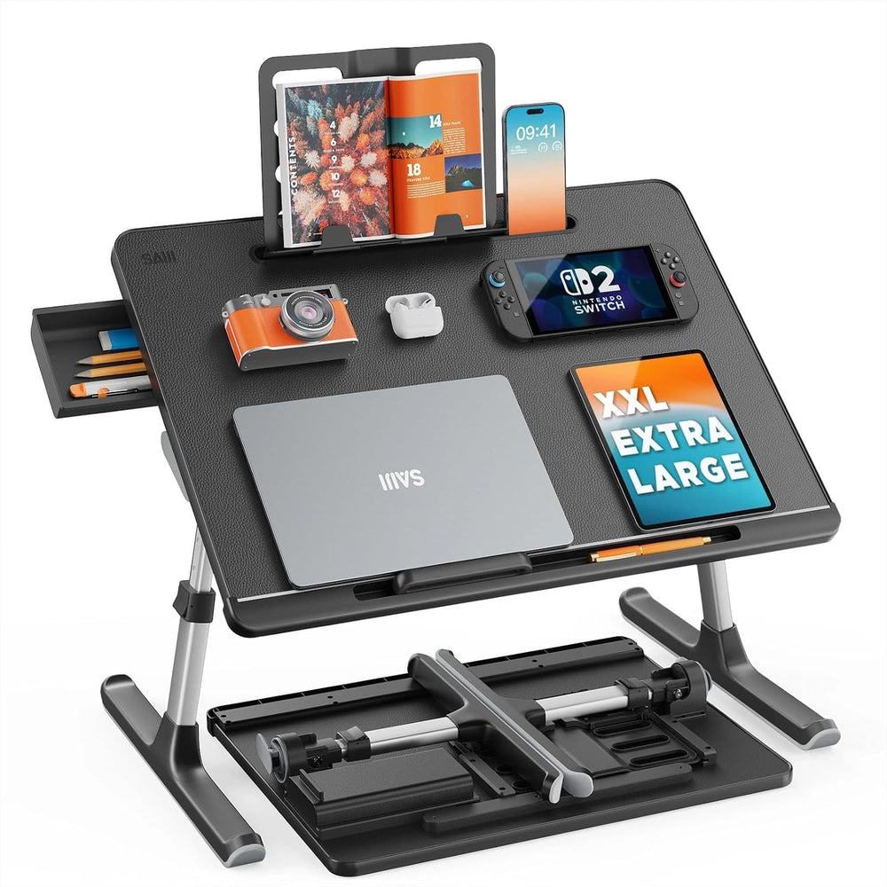Laptop Bed Tray Desk X-Large Adjustable Table