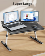 Laptop Bed Tray Desk X-Large Adjustable Table
