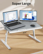 Laptop Bed Tray Desk X-Large Adjustable Table