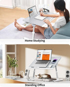 Laptop Bed Tray Desk X-Large Adjustable Table