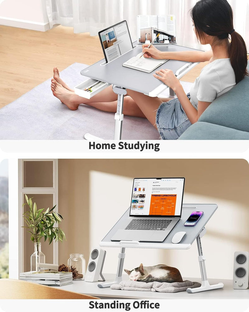 Laptop Bed Tray Desk X-Large Adjustable Table