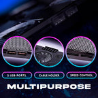 Laptop Cooling Pad New Version-5 Fans Cooler
