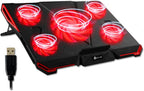 Laptop Cooling Pad New Version-5 Fans Cooler