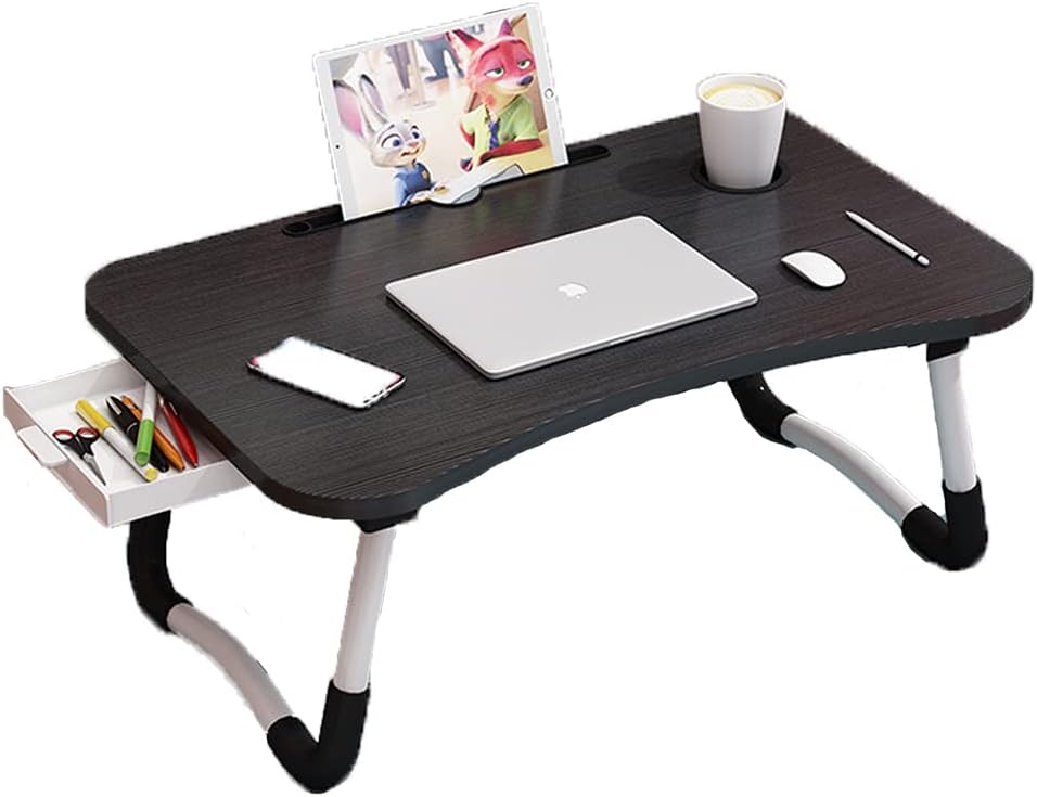 Laptop Desk Bed Stand Foldable Table Folding Breakfast