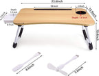 Laptop Desk Bed Stand Foldable Table Folding Breakfast