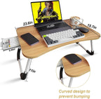 Laptop Desk Bed Stand Foldable Table Folding Breakfast