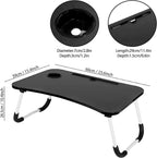 Laptop Desk Bed Stand Foldable Table Folding Breakfast