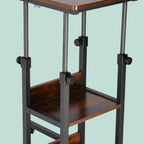 Laptop Desk Height Adjustable 63-90CM Tiltable Mobile