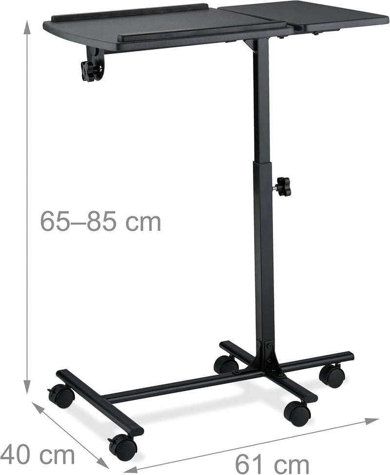 Laptop Desk Height-Adjustable Computer Table Home Office Small