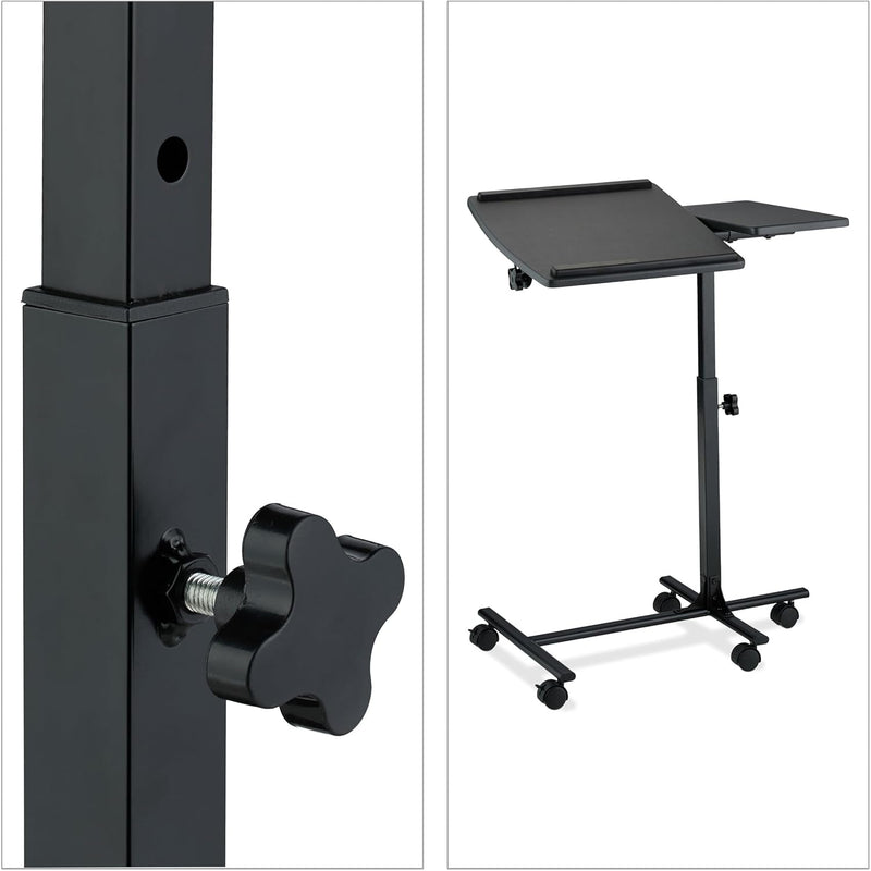 Laptop Desk Height-Adjustable Computer Table Home Office Small