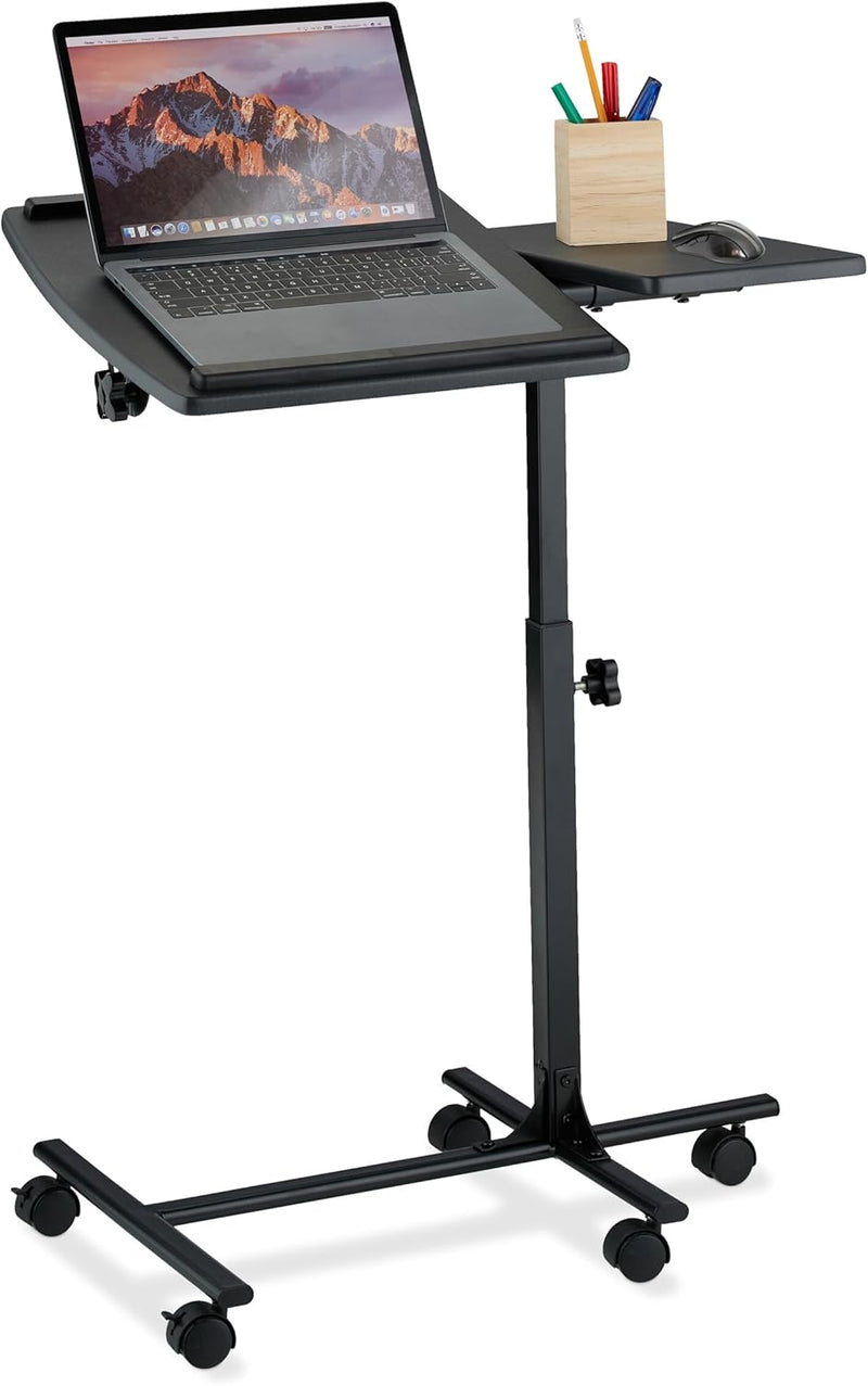 Laptop Desk Height-Adjustable Computer Table Home Office Small