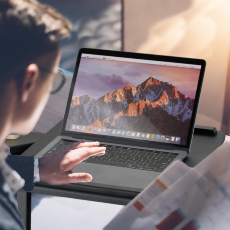 Laptop Desk Height-Adjustable Computer Table Home Office Small
