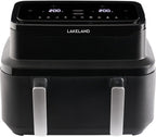 Large Adjustable Drawer Air Fryer 9L Dividing Wall