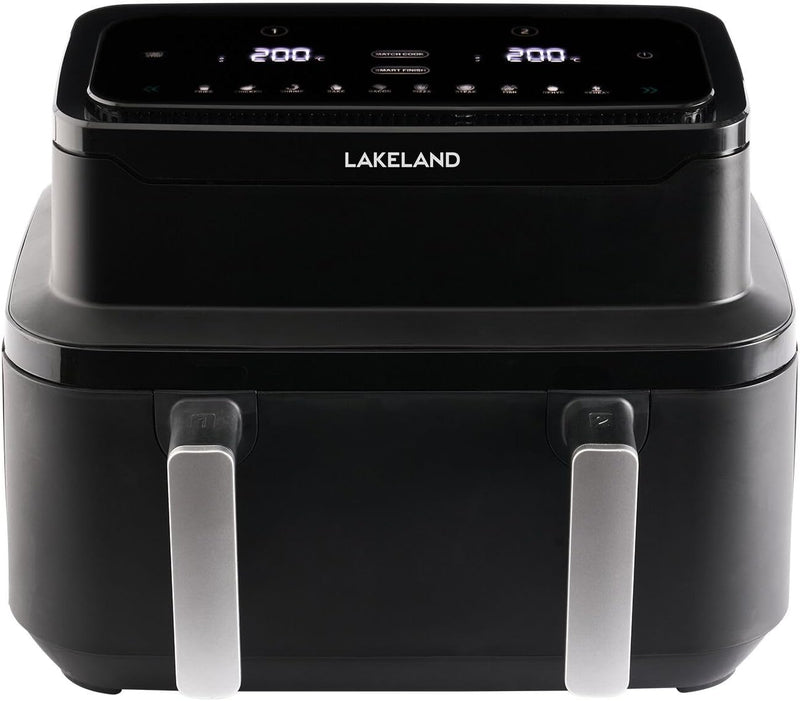 Large Adjustable Drawer Air Fryer 9L Dividing Wall