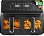 Large Air Fryer Dual Zone 8.3L Double