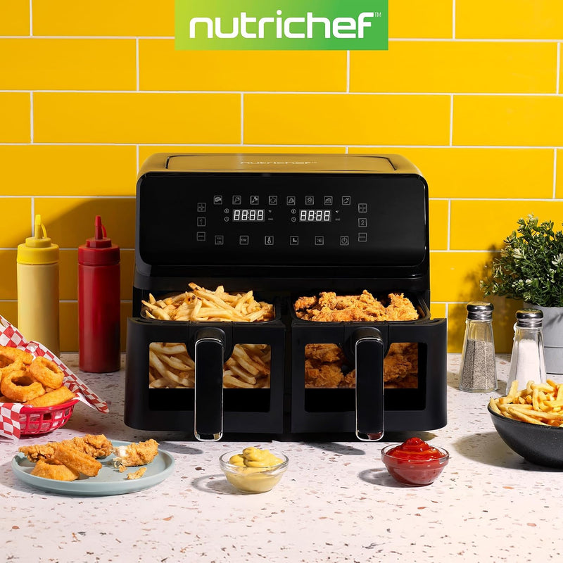 Large Air Fryer Dual Zone 8.3L Double